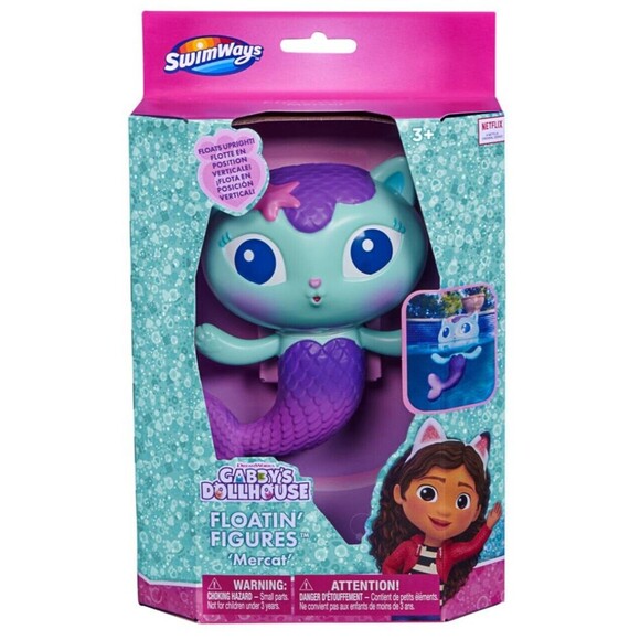 Gabby's Dollhousse Other - Swimways Gabby's Dollhouse Floatin' Figures Mercat Pool or Bath Toy Floating